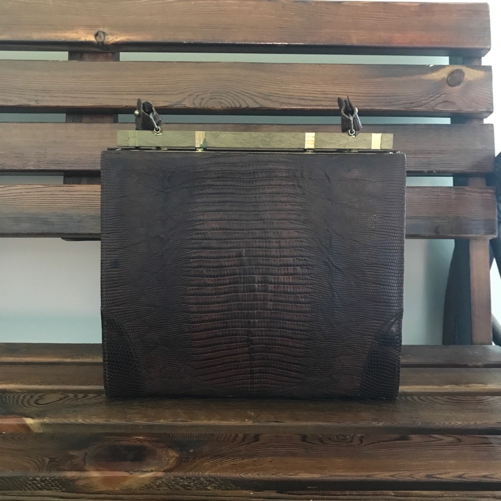 Genuine Lizard by Vassa purse